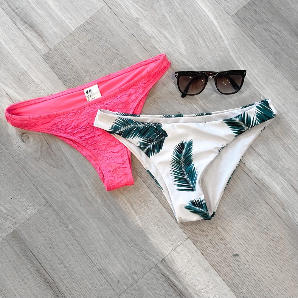 Neon and tropical Bikini bottoms